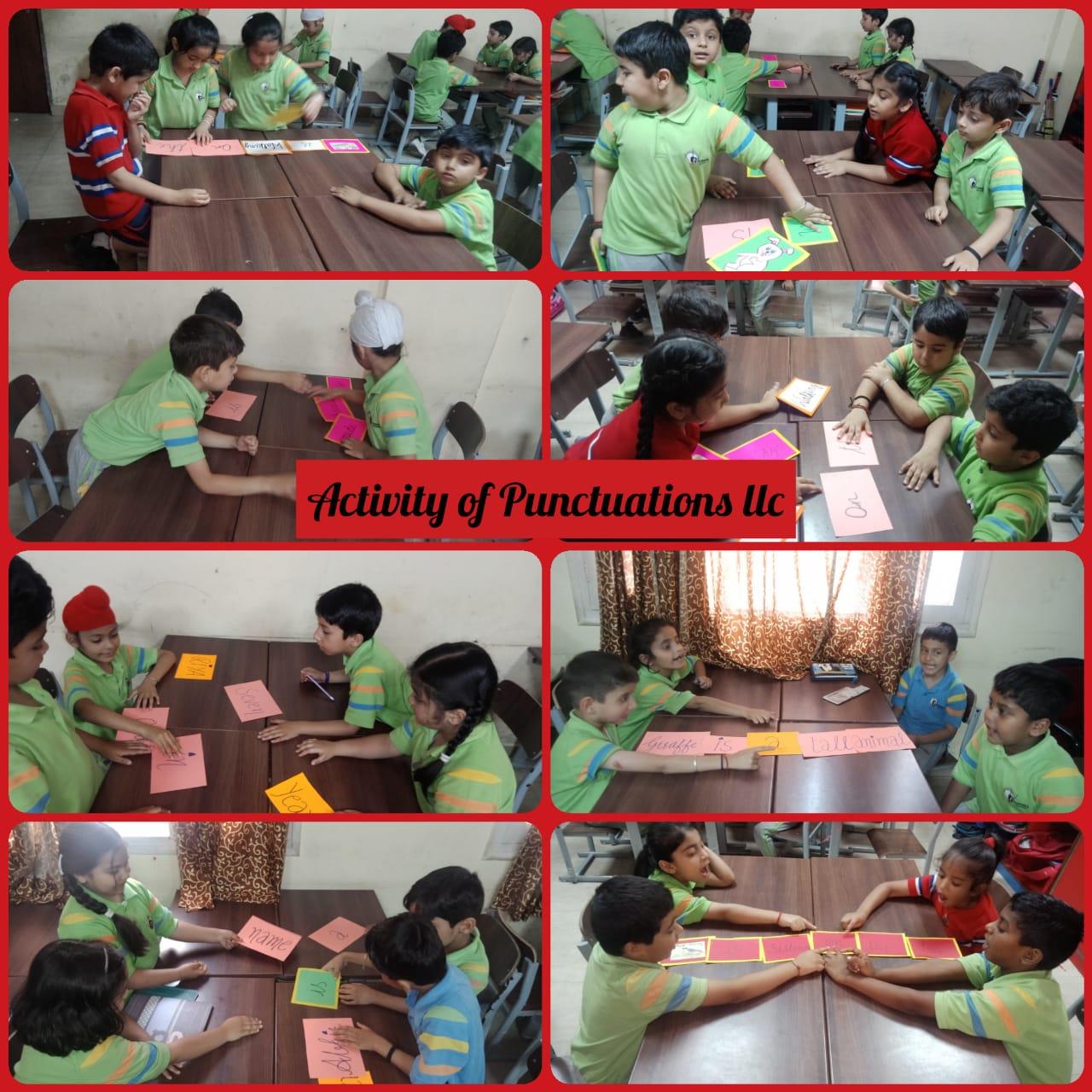 Punctuation activity Class 2 2019