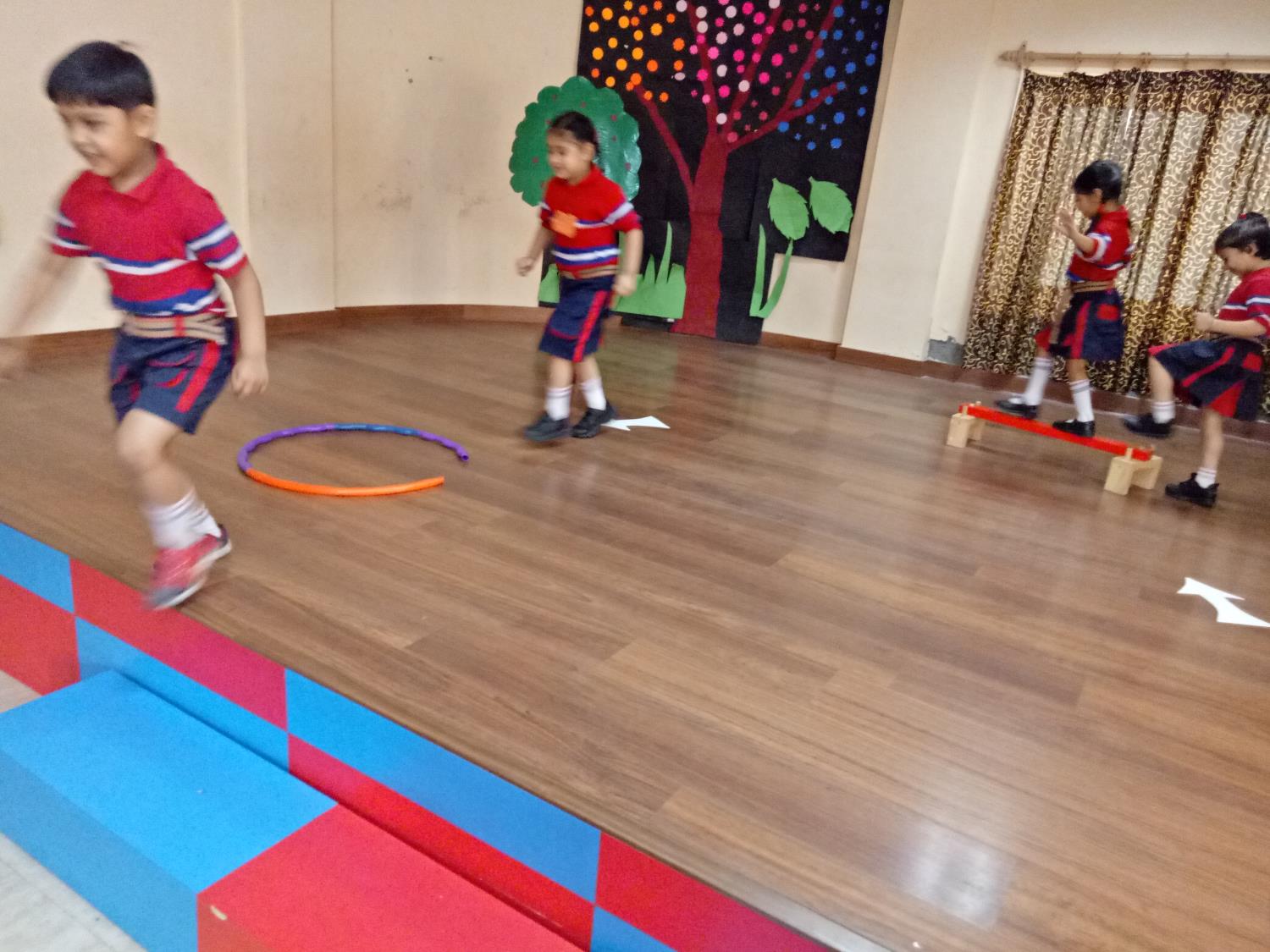 Indoor obstacle course