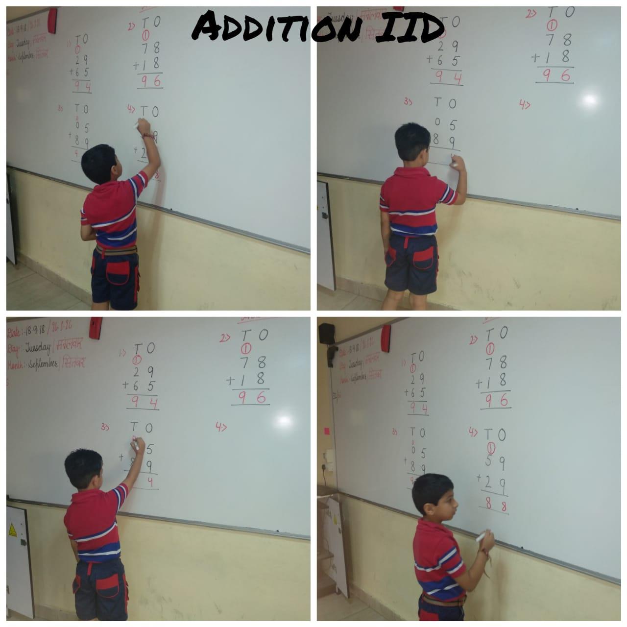 Addition Class 11 2018