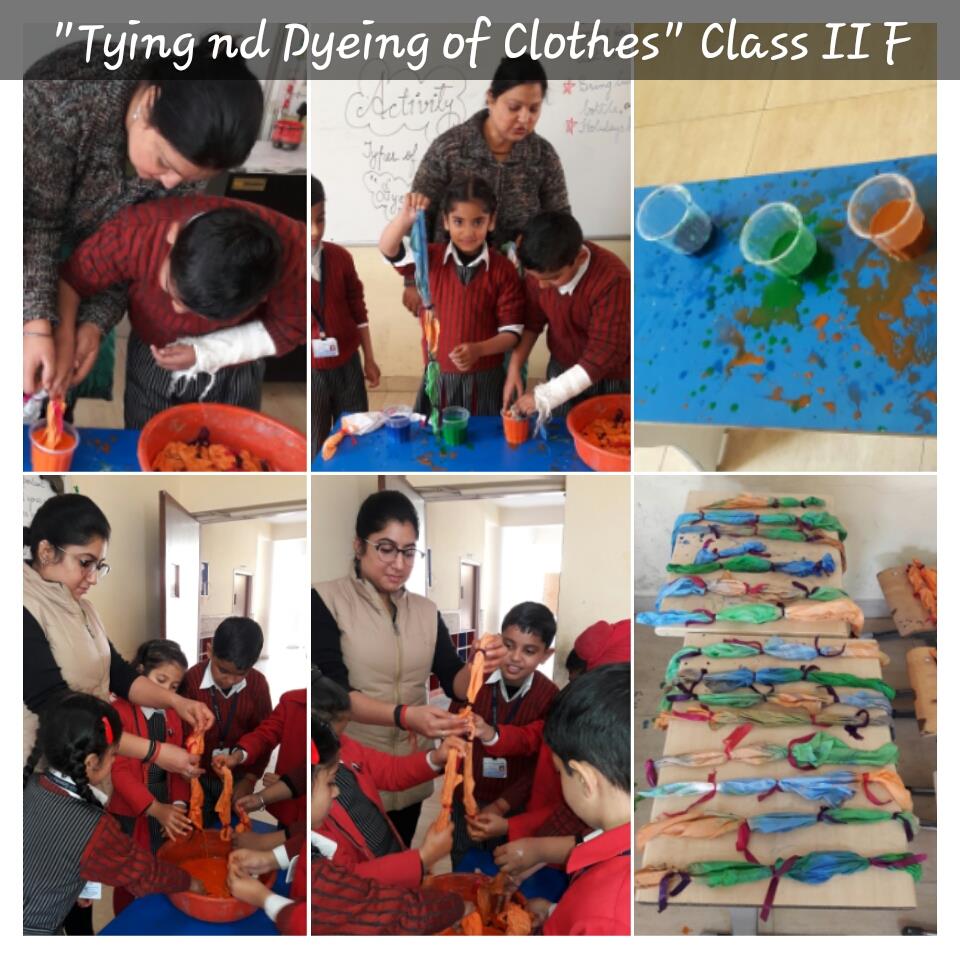 Tie & dye activity class-II