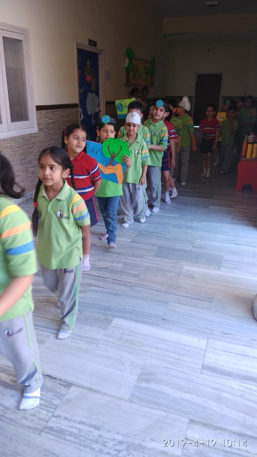Earth day celebration class-ll