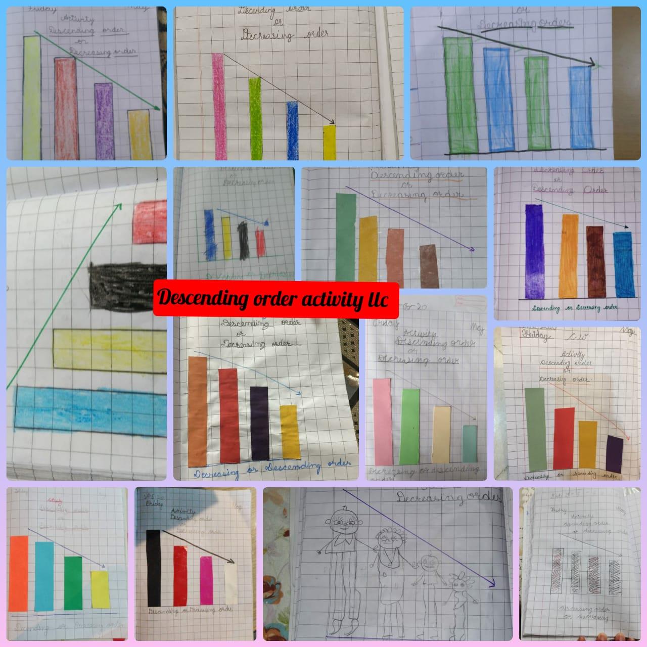 Decreasing order activity 2020 classll