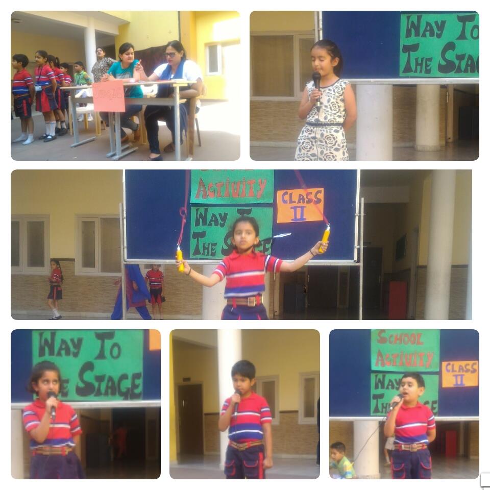 Way to the stage activity Class-II