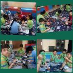 Book week ends : Book mark making competition was held