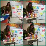 Mixing colours : kindergarten